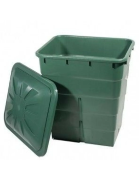 DEPOSITO CUADRADO VERDE 200L