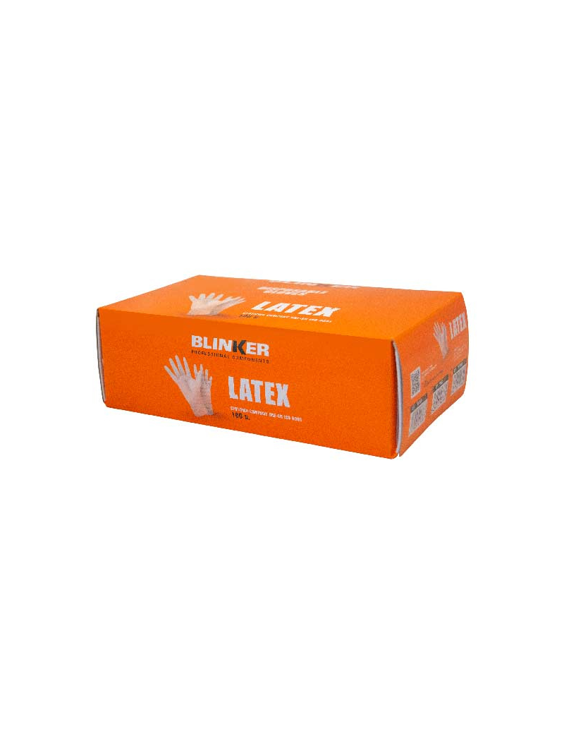 CAJA GUANTES NARANJA BLINKER