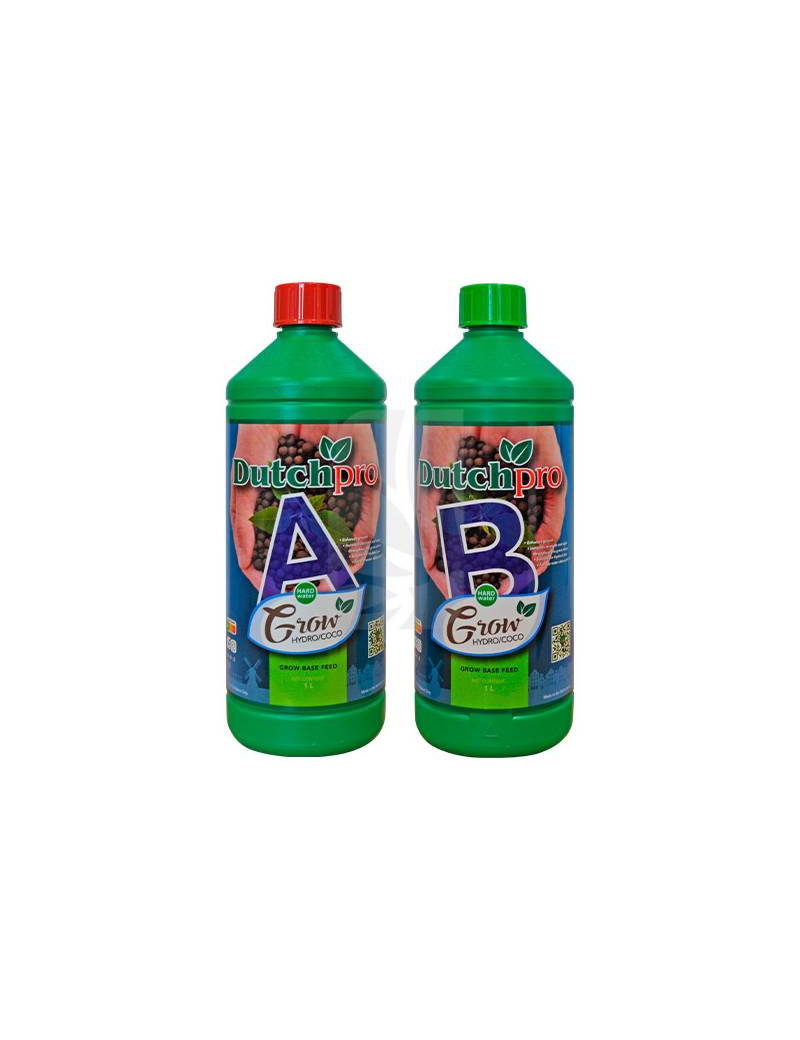 GROW HYDRO/COCO A+B 1L DUTCHPRO AGUA DURA.