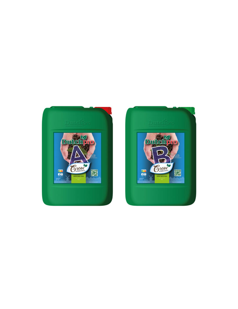 GROW HYDRO/COCO A+B 10L DUTCHPRO AGUA DURA.
