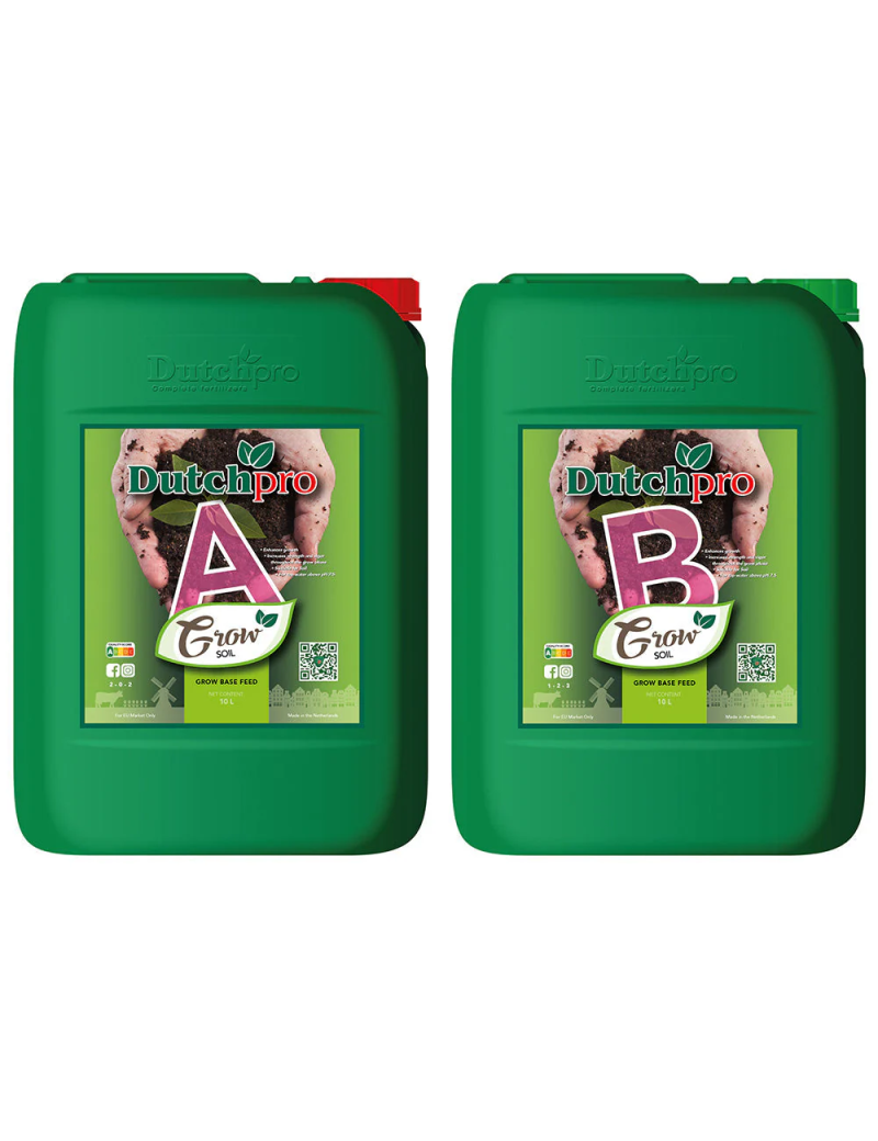 GROW SOIL A+B 10L DUTCHPRO AGUA DURA.