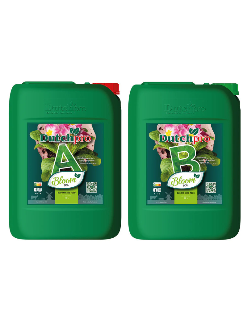 BLOOM SOIL A+B 10L DUTCHPRO AGUA DURA.
