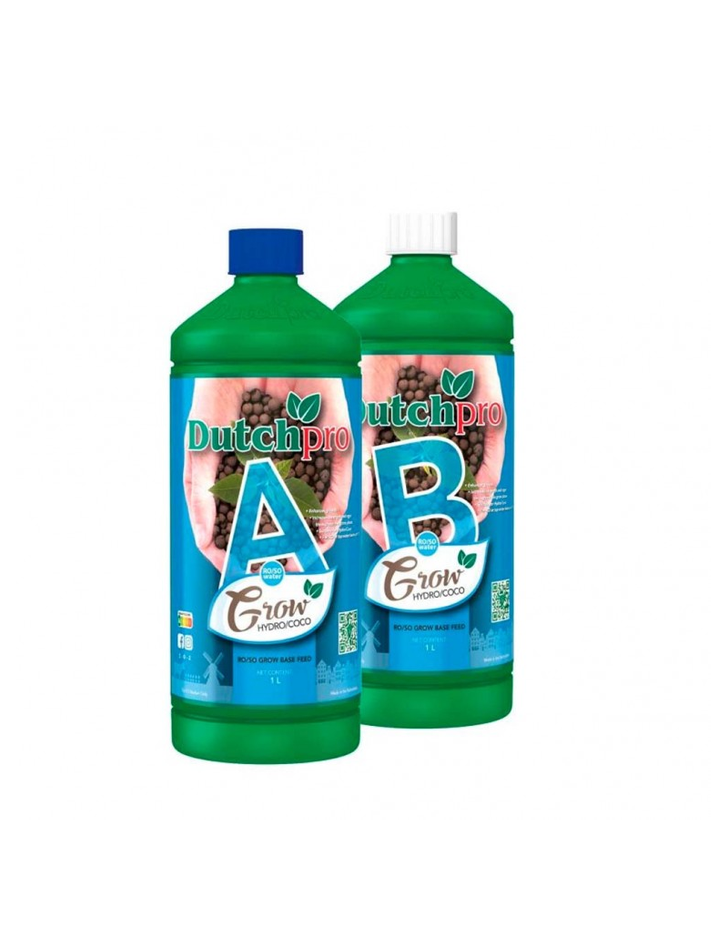 GROW HYDRO/COCO A+B 1L DUTCHPRO AGUA BLANDA.