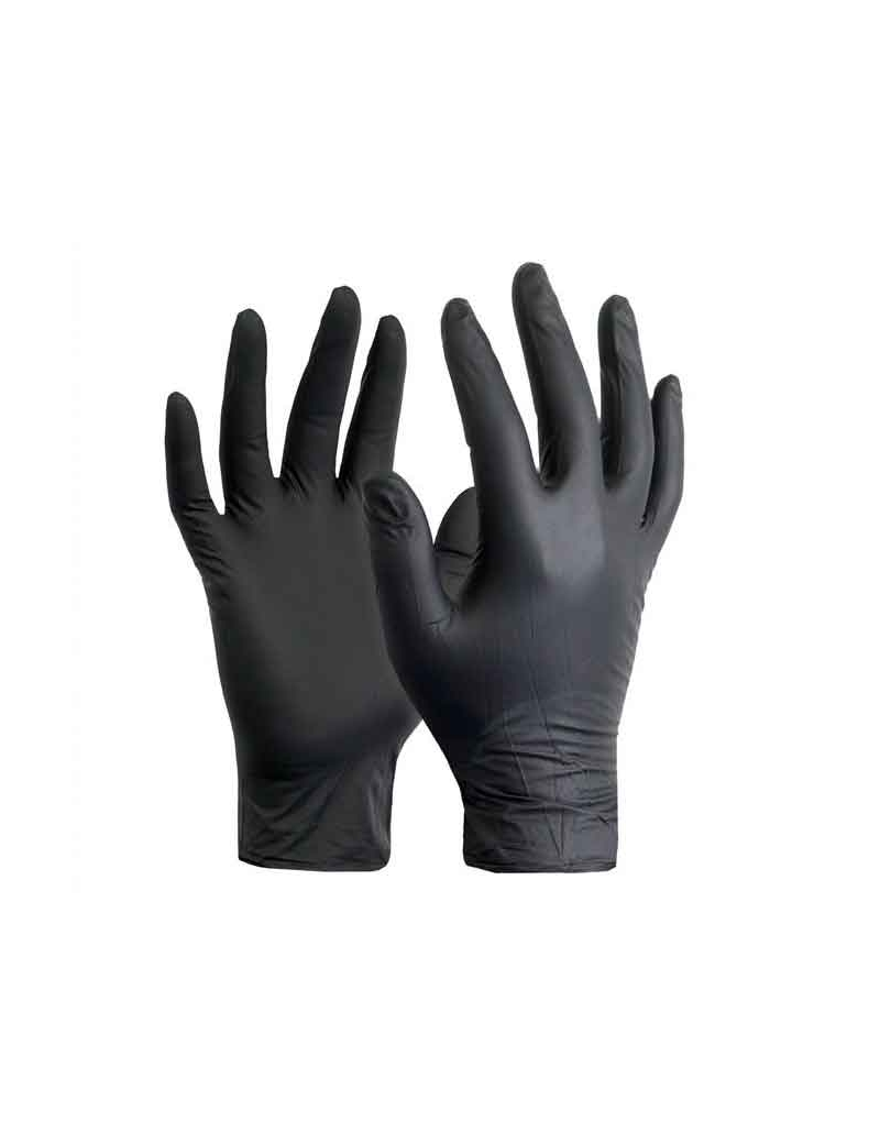 GUANTES LATEX NEGRO XL